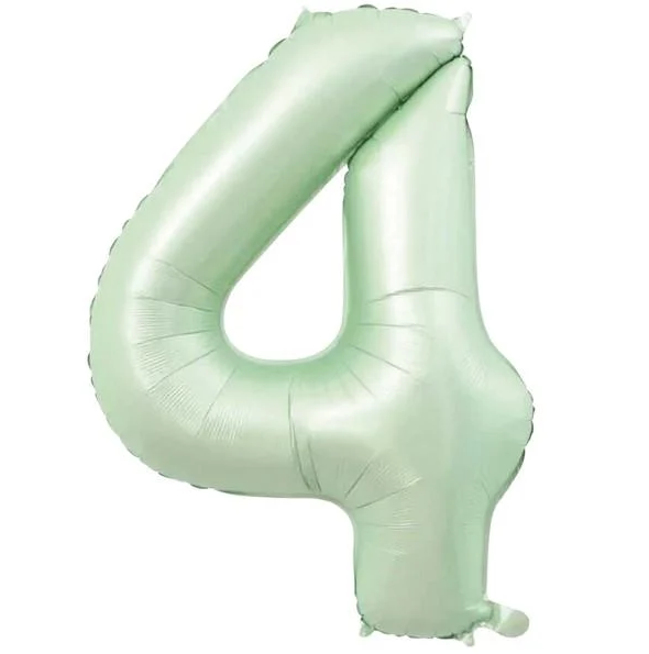 Folyo Balon Retro Yeşil 4 16 İnç 36 Cm